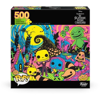 Funko POP! Puzzle - Disney: The Nightmare Before Christmas - Funko - Jigsaw - 500 Pieces - 45.7cm x 61cm - English/French/Spanish Language