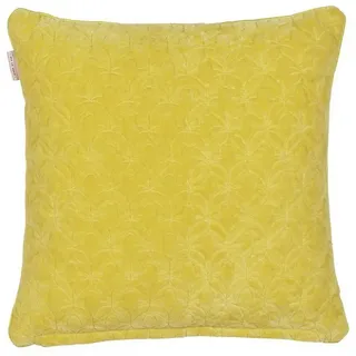 PiP Studio Dekokissen Quilty Dreams_Bright Yellow_UV_UV_45x45 1 Zierkissen 1x 45x45 cm, Dekokissen Couch kissen Sofa Kissen gelb