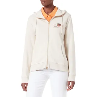 Gant Damen Archive Shield Full Zip Hoodie Kapuzenpullover - S