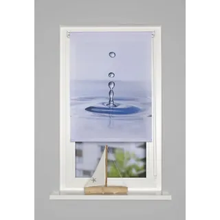 HOME WOHNIDEEN Raffrollo FARO 60 x 150 cm blau