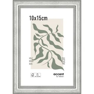 Nielsen Bilderrahmen Ascot klassisch Silber 10x15 cm 1 St.