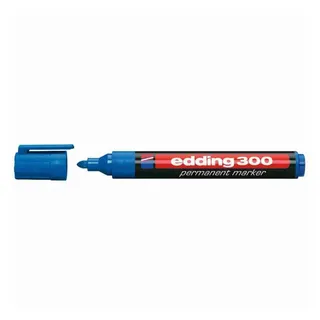 edding Permanentmarker 300 10 St. Blau/Schwarz