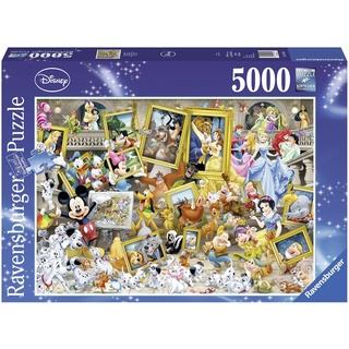 Ravensburger Puzzle Disney, Micky als Künstler, 5000 Puzzleteile, Made in Germany, FSC® - schützt Wald - weltweit bunt