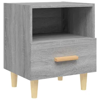 vidaXL Nachtschrank Grau Sonoma 40 x 35 x 47 cm Grau