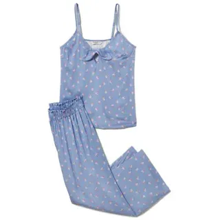 Tchibo - 7/8-Pyjama - Hellblau - Gr.: 38 - blau - 38