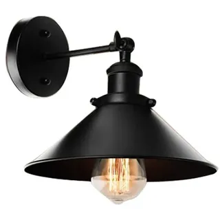 Amerikanische Außenwandleuchte – Vintage-wandleuchte – Landhausstil – Außenlampe (außenlampe, Wandleuchte, Laterne, Glas, Rost) Leuchtmittel Nicht Enthalten