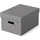 Aufbewahrungsbox 26,5 x 20,5 x 36,5 cm 3-tlg. grau