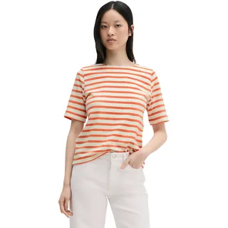 Marc O'Polo T-Shirt Schwarz/Orange M
