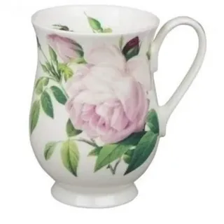 Becher Eleonore bauchig 250ml Redoute Rose Roy Kirkham