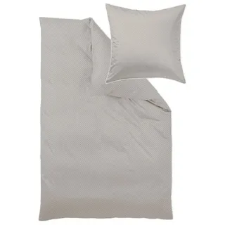 Curt Bauer Arezzo Kariert Beige 135 x 200 cm + 80 x 80 cm
