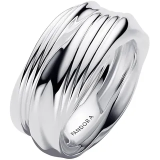 Pandora Ring-Set für Damen Gedreht Silber Gr. 54