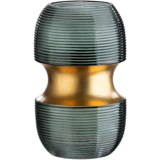 Gilde Dekovase Grün Gold 18 cm