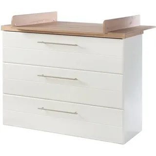 Roba Wickelkommode, Weiß, Holzwerkstoff, 3 Schubladen, Rechteckig, 119x103x77.5 cm, Babymöbel, Wickelkommoden & Zubehör, Wickelkommoden