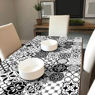 Ambiance Sticker Wandtattoo Aufkleber für Tischmöbel, Deko-Aufkleber für Schlafzimmer und Schränke Nicolas - 24 Stück Aufkleber 10 x 10 cm