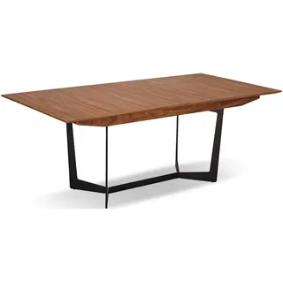 Esstisch Otoya 200/250 cm Walnuss - Rechteckig, Butterfly-Auszug, für 6-10 Personen
