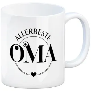speecheese Tasse Für die Beste Oma Herz Kaffeebecher für Muttertag