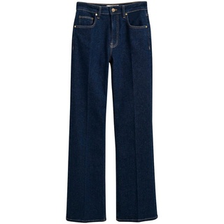 Gant 5-Pocket-Jeans Slim-Jeans mit Bügelfalte blau