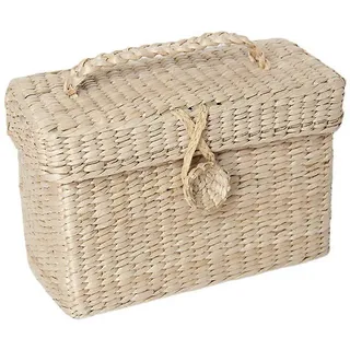 Handgefertigte Aufbewahrungsbox Aus Rattan Mit Deckel Für Diverse Kleinigkeiten, Vintage-strohkorb, Schmuckkästchen