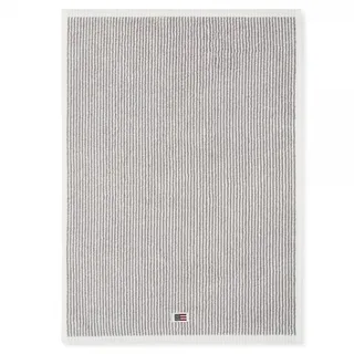 LEXINGTON LEXINGTON Original Towel White/Gray Striped, White/Gray, 70x130
