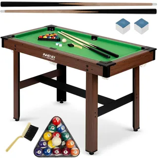 Neo-Sport Billardtisch Billard, Spiel Billiardtisch Tisch mit Zubehör Neo-Sport
