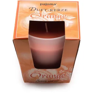 pajoma Duftkerze im Satinglas ORANGE