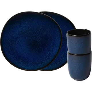 Villeroy & Boch Lave Frühstücks-Set 4-tlg. bleu