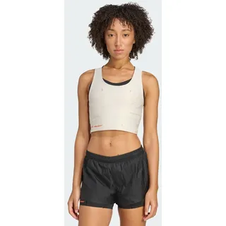 adidas Koumori Crop Top Damen Beige L