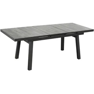 bellavista - Home&Garden® Gartentisch »Sydney« Ausziehtisch 160-210x90x75cm Alu Tisch (Set, 1-St), Aluminium, ausziehbar, wetterfest - Garten, Terrasse, Balkon & Outdoor grau