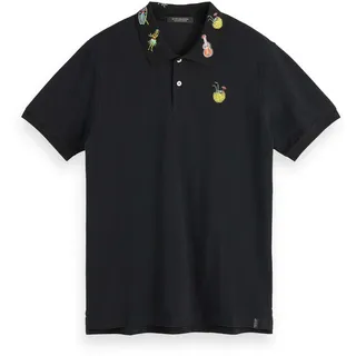 Scotch & Soda Herren Poloshirt Embroidered Pique Polo 155469-0219 S - Combo B - S