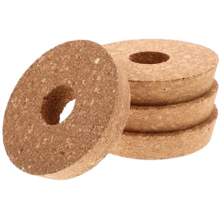 VANZACK Hydroponische Vase Holzdeckel Mit Loch 4 Stück Atmungsaktive Abdeckung Für Glasvasen 4 Zoll Perfekt Für Mikro-Gärten Und Hydrokultur Pflanzenpflege Zuhause Und Büro