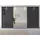 368 x 214 x 68 cm Grau