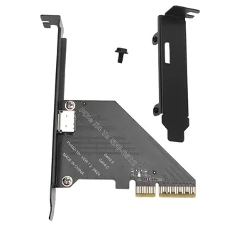 PCIe 4.0 X4 auf Oculink SFF-8612 Adapterkarte für NVMe SSD und eGPU | Externer Grafikkarten-Adapter SFF-8611, PCIe X4 Erweiterungskarte mit 64 Gbit/s Übertragung, Plug & Play für und