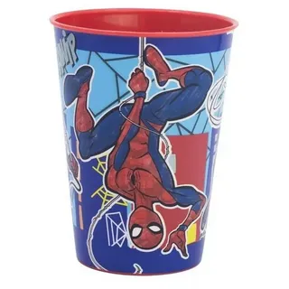 SpiderMan Plastikbecher 0,26 l Blau 3