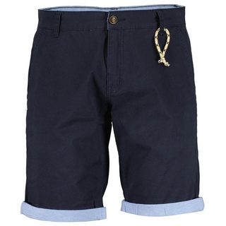 Blue Seven Bermudas Herren Twill Shorts mit Chambray-Details - Kurze Hose mit Taschen blau