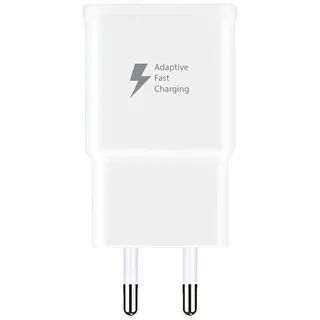 Ventarent Ladegerät für Samsung Galaxy S25 S24 S23 S22 Plus Ultra Edge + Reiseadapter USB-A zu 15 Watt, Fast Charging Travel Adapter weiß