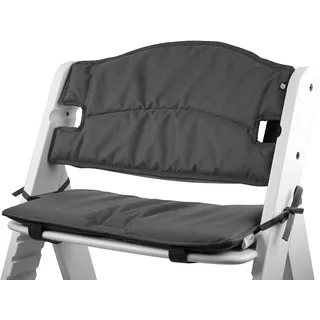 Tinydo® Hochstuhl Sitzkissen für Hauck Alpha - ergonomisches Memory-Schaum Kissen zur Rückenentlastung, Sitzpolster extra dick - Sitzverkleinerer Auflage ohne Verrutschen (Dunkelgrau)