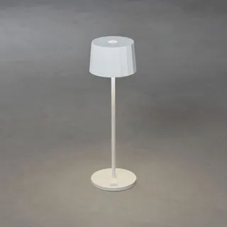 LED Tischleuchte KONSTSMIDE "Positano" Lampen Gr. Ø 11 cm Höhe: 35 cm, weiß LED Tischlampen