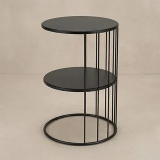 scena living RODA Schwarz Metall 36 x 52 cm