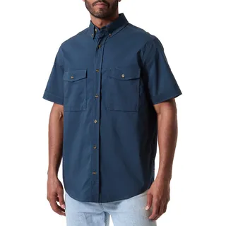 Fjällräven Övik Air Stretch Kurzarmhemd Mountain Blue S