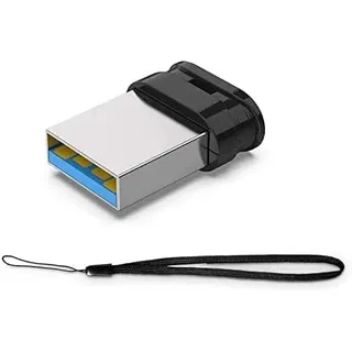 USB Stick Mini 256GB Vansuny USB Stick Klein Mini 256GB 3.0 Speicherstick 256 GB Externer Flash Drive Memory Stick mit Lanyard tragbar für Auto/Desktop/Laptop(Schwarz)