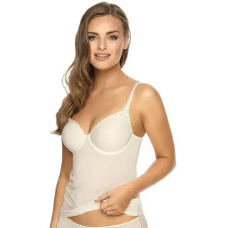 VIANIA! Bügel-BH Hemd 181514 Carola Spacercups Farbe Cream, Größe:75, Cup:D - 75D