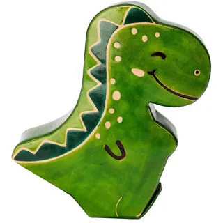 El Puente Spardose Spardose "Dino", Handmade, Handmade grün