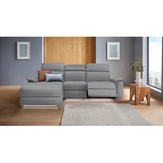 OTTO home Eckcouch Kunstleder 2-Sitzer Grau