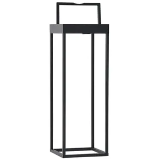 LUCANDE Solarleuchte Aluminium 58,3 cm inkl. 1 x 2,2 W LED schwarz