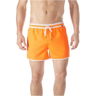 Skiny Badeshorts Herren Badehose modisch Retro-Stil orange XL
