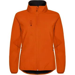 Clique Classic Softshelljacke Damen, blutorange M