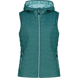 CMP Woman Vest FIX Hood agave (E811) 38