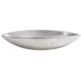 Dehner Keramik-Jardiniere Rosella, oval, silber, ca. B50/...
