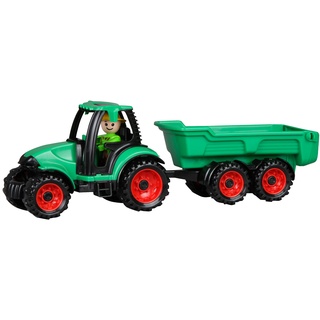 LENA® - LENA® Traktor "Truckies" mit Anhänger, grün