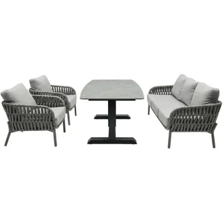 LC Garden Terrano Lifttisch 90 x 180 x 0 cm Grau